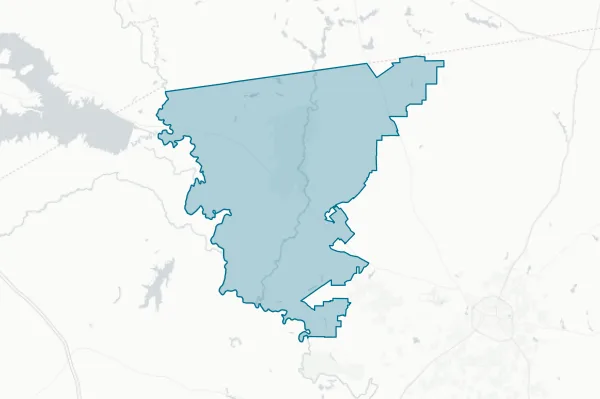 Cayuga Independent School District — detail map