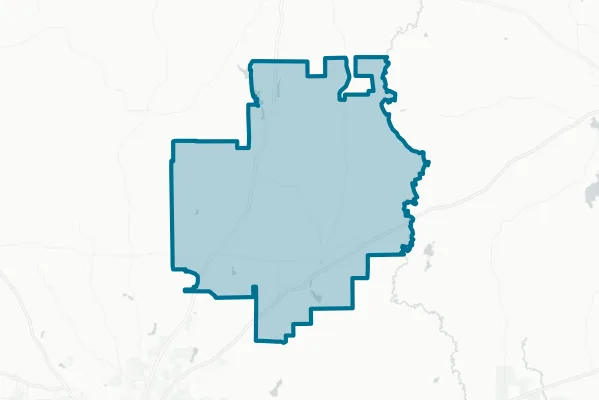 Neches Independent School District — detail map