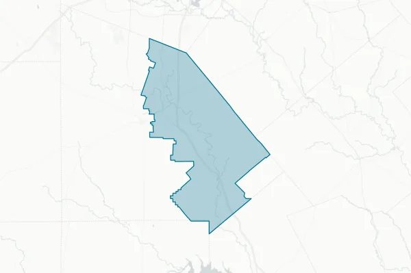 Pleasanton Independent School District — detail map
