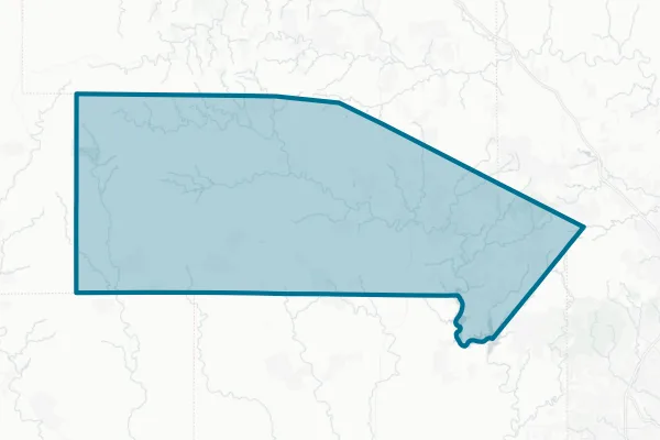 Bandera County — detail map