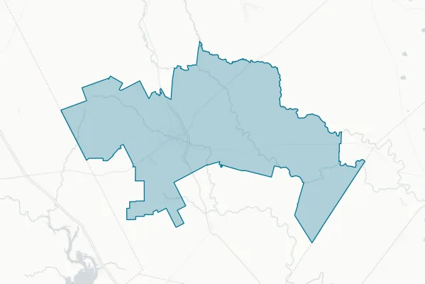 Beeville Independent School District — detail map