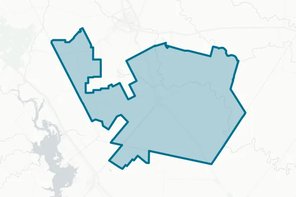 Skidmore-tynan Independent School District — detail map