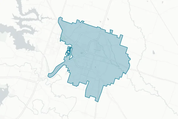 Temple Independent School Distrist — detail map