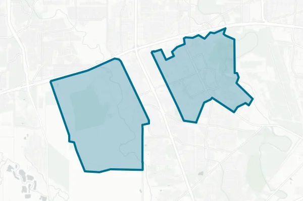 Lackland Independent School District — detail map