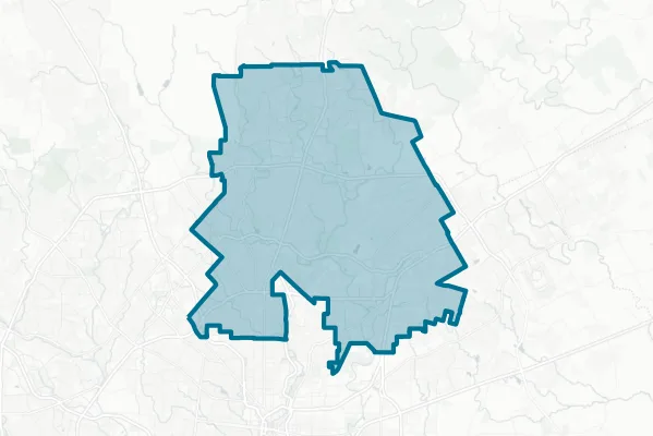 North East Independent School District — detail map