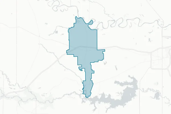 New Boston Independent School District — detail map