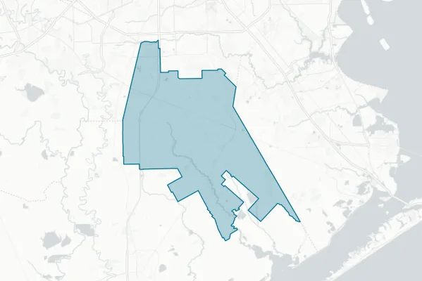 Alvin Independent School District — detail map