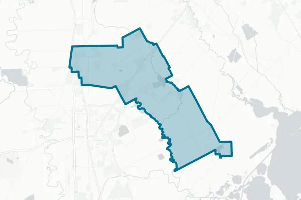Danbury Independent School District — detail map