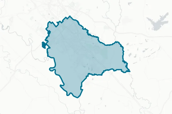 College Station Independent School District — detail map