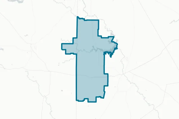 Bangs Independent School District — detail map