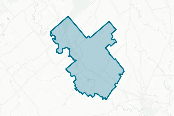 Prairie Lea Independent School District — detail map