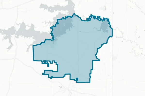 Queen City Independent School District — detail map