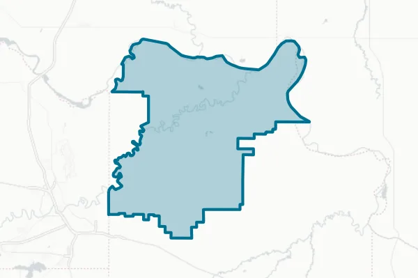 Petrolia Consolidated Independent School District — detail map