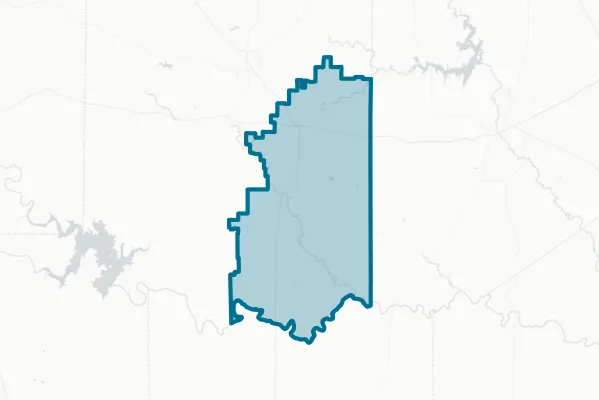 Santa Anna Independent School District — detail map