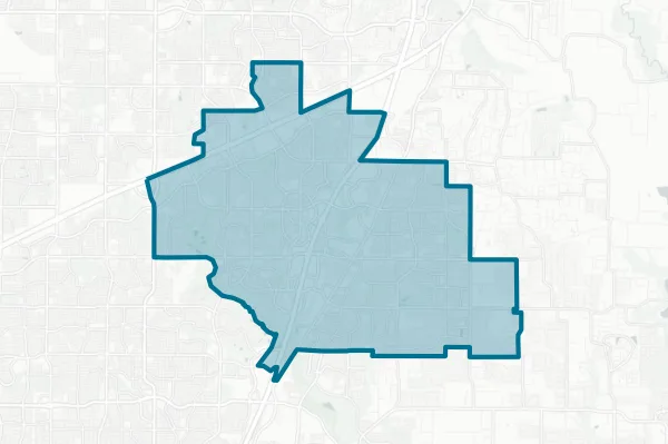 Allen Independent School District — detail map