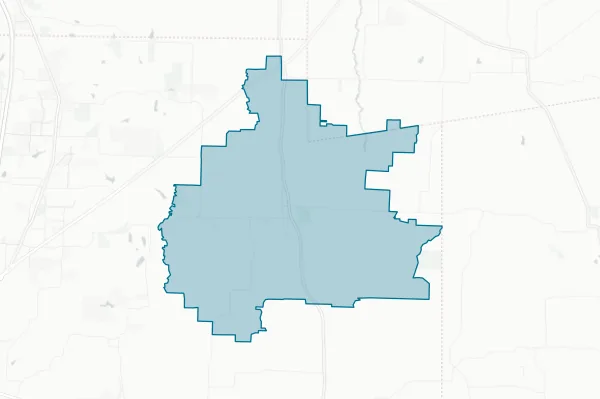 Blue Ridge Independent School District — detail map