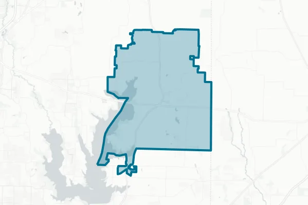 Farmersville Independent School District — detail map