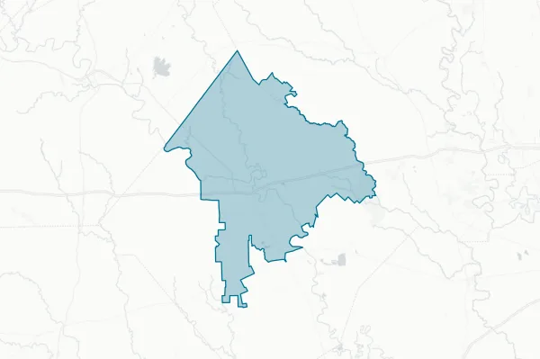 Columbus Independent School District — detail map
