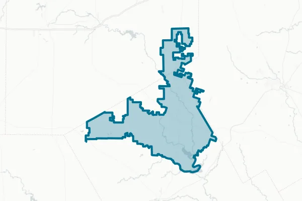 De Leon Independent School District — detail map