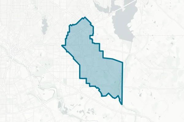 Mesquite Independent School District — detail map