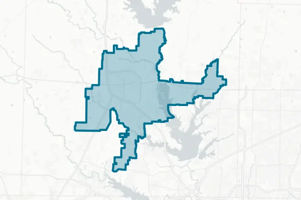 Denton Independent School District — detail map