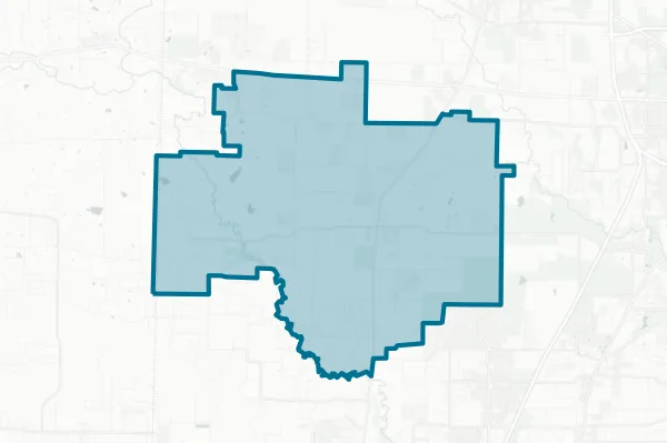 Ponder Independent School District — detail map