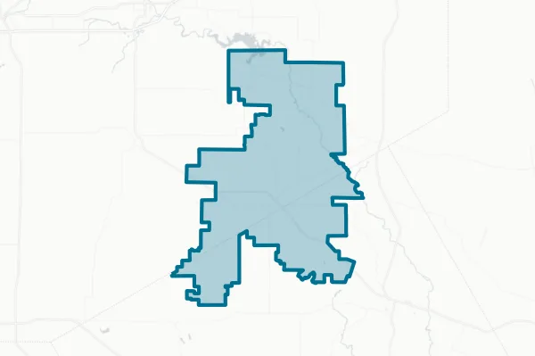 Gorman Independent School District — detail map