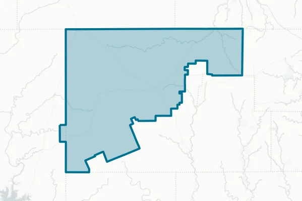 Rocksprings Independent School District — detail map