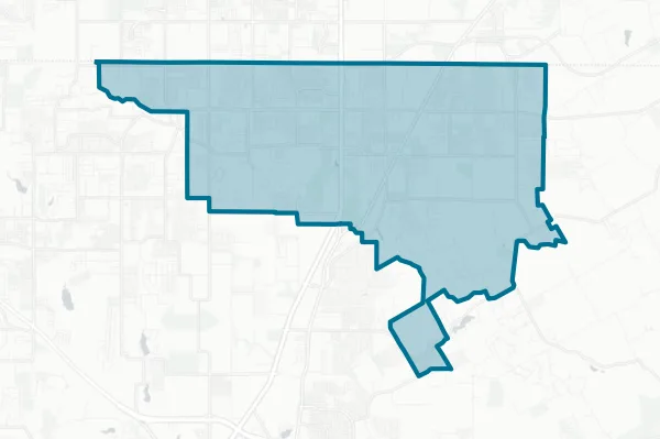 Red Oak Independent School District — detail map