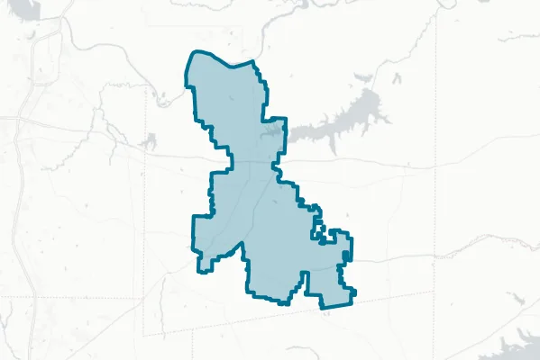 Bonham Independent School District — detail map