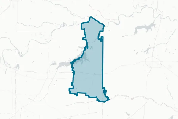 Honey Grove Independent School District — detail map