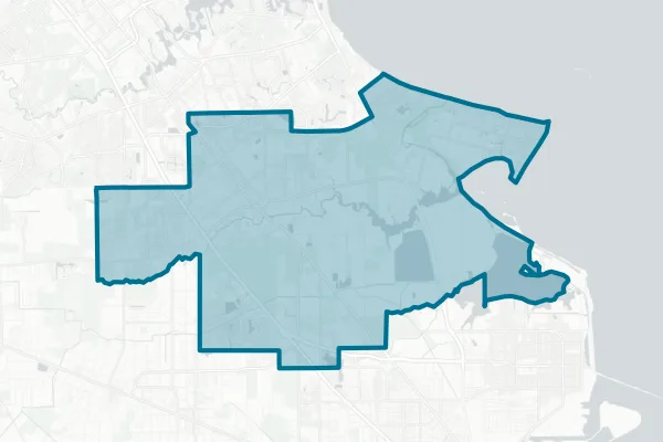 Dickinson Independent School District — detail map