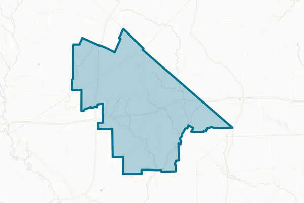 Waelder Independent School District — detail map