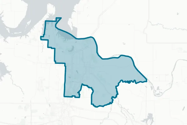 Denison Independent School District — detail map