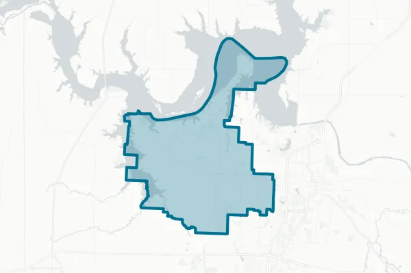 Pottsboro Independent School District — detail map