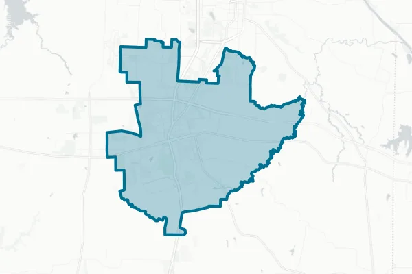 Sherman Independent School District — detail map
