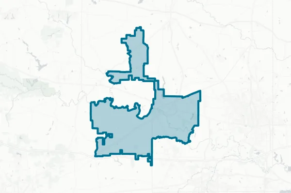 Gladewater Independent School District — detail map