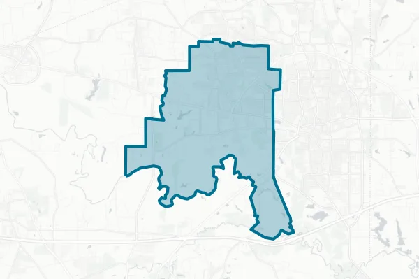 Pine Tree Independent School District — detail map