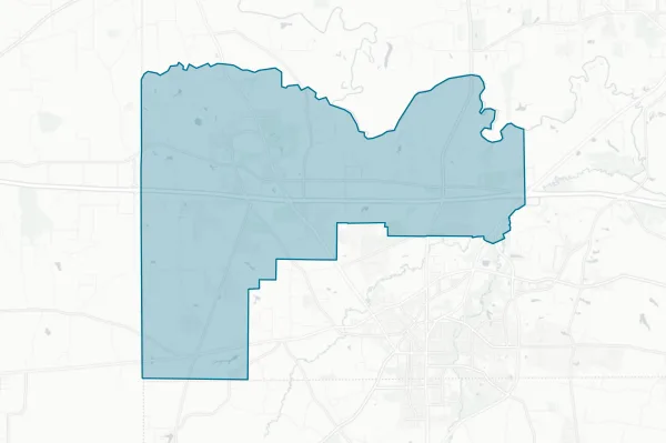 Sabine Independent School District — detail map