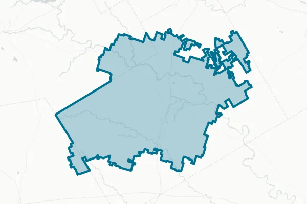 Hamilton Independent School District — detail map