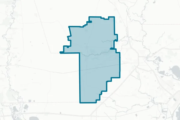 Hardin-jefferson Independent School District — detail map
