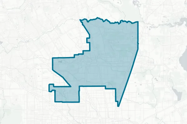 Aldine Independent School District — detail map