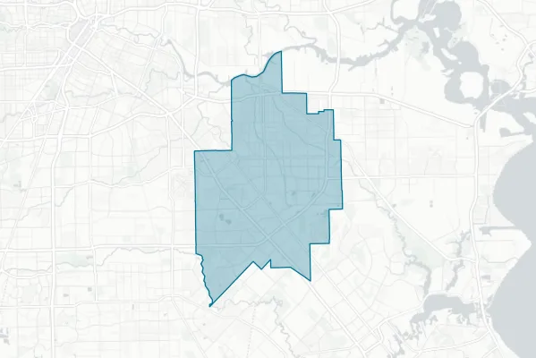 Pasadena Independent School District — detail map