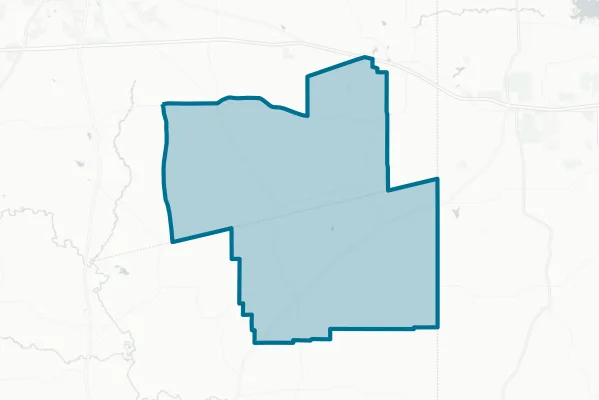 Elysian Fields Independent School District — detail map