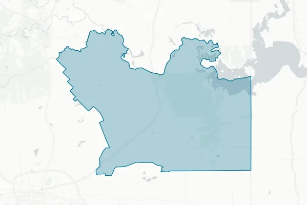 Karnack Independent School District — detail map