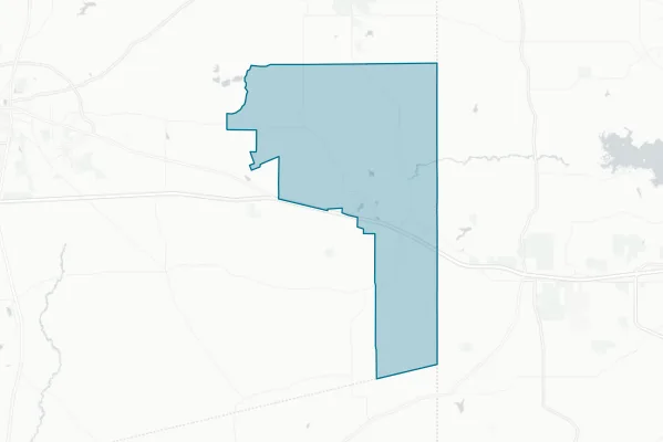 Waskom Independent School District — detail map
