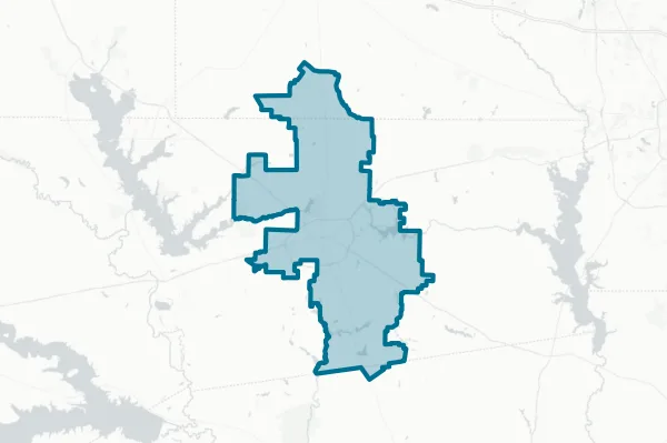 Athens Independent School District — detail map