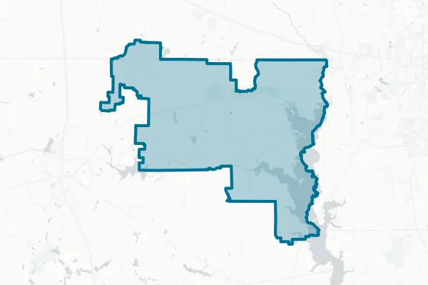 Brownsboro Independent School District — detail map
