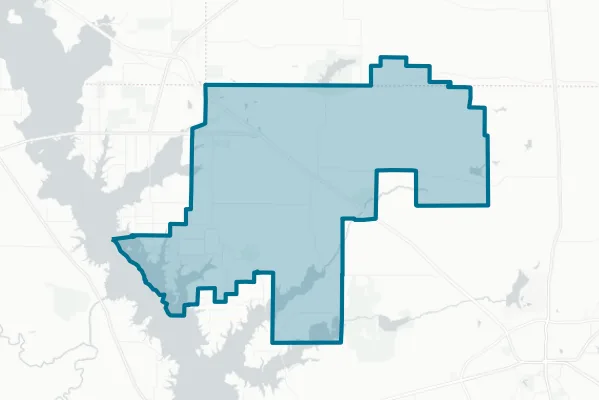 Eustace Independent School District — detail map