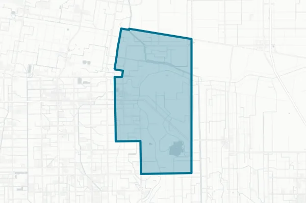 La Villa Independent School District — detail map